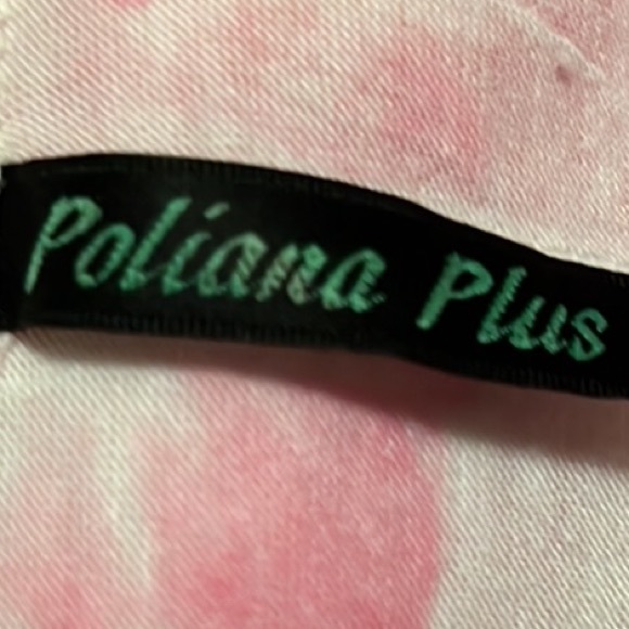 POLIANA PLUS, On/Off Shoulder, Floral Print, Beachy Top, Multi Colors, Size 3X - Picture 5 of 6